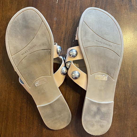 Marc Fisher Womens 8.5 M Prisca Ball-Studded Espadrille Sandals - Picture 5 of 6